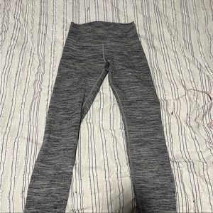 Lululemon Grey Heathered Leggings Size 6
